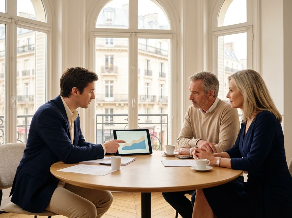Conseiller en gestion de patrimoine en rendez-vous client