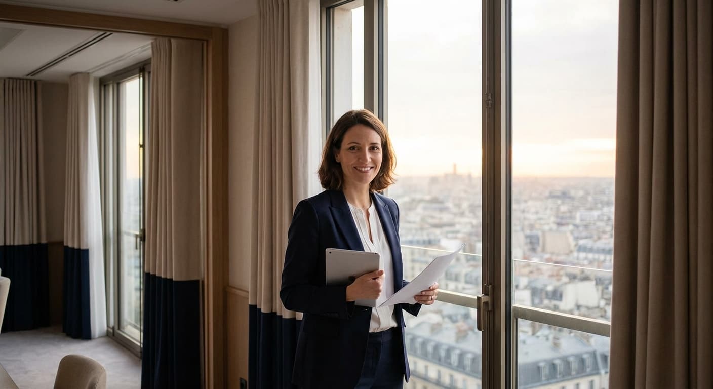 Conseillère en gestion de patrimoine utilisant Atlas